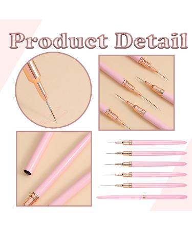 5 Pieces Nail Art Liner Brushes Long Set Nail Art Liner Brushes Striping Nail Art Brushes Fine Painting Cap Pens Kit Nail Painting Brushes Thin Nail Art Brushes Nail Art Brush Sizes 7/9/11/15/20mm - Buy Online on SooperMarket.com