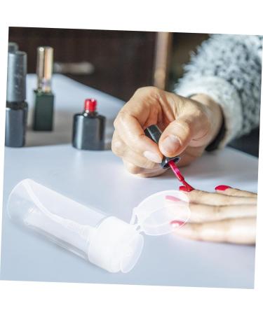 Gogogmee 1 Set Nail Polish Remover Bottle Press Bottle Makeup Remover Bottle Empty Bottle Press down Bottle Nails Nail Polish Pump Dispenser Nail Polish Push down Bottle White The Pet - Buy Online on SooperMarket.com