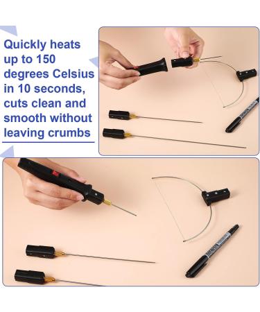 Hot Wire Foam Cutter Kit with Temperature Controller - Electric Cutting Machine for Art Craft EVA Foam Carving (Black) - Buy Online on SooperMarket.com