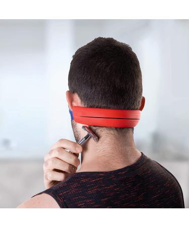 NEKMATE Neckline Shaving Template | Barber Style Hands-Free Hair Trimming Guide | Silicone Non-Slip Skin Safe Design - Buy Online on SooperMarket.com