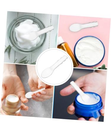 HAPINARY Stainless Steel Ointment Spoon Makeup Spatula Tool Skincare Tiny Spoons Cream Makeup Brush Beauty Tool for Cream Brush Clay Skincare Tools Silicone Spoon Baby Facial 6.5x2x0.2cm Silver - Buy Online on SooperMarket.com