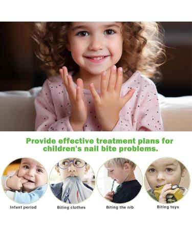 Anti Nail Biting Polish - Nail Biting Prevention for Adults - Stop Nail Biting - Clear Stop Biting Nails Nail Care Bitter Taste Safe Natural Plant Extract - Buy Online on SooperMarket.com