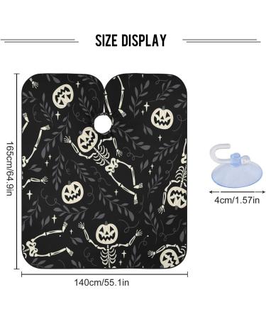 Kigai Happy Halloween Barber Cape - Adjustable Waterproof Hair Cutting Cape for Men & Women | Professional Salon Hairdressing Cape - Buy Online on SooperMarket.com