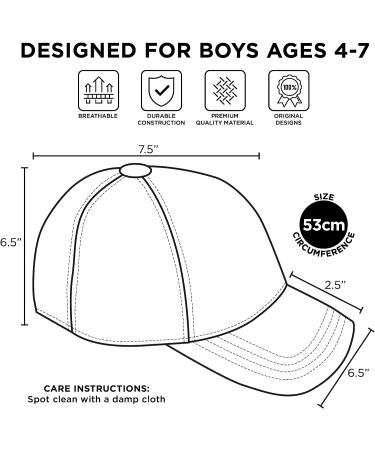 Nickelodeon Toddler Hat for Boys | Paw Patrol Kids Baseball Cap - Red | Ages 2-7 - Buy Online on SooperMarket.com