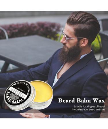 Buy MxTimwan 10-Part Beard Care Set for Men | Gift Set with Shampoo Oil Balm Comb Shears & Travel Bag - Buy Online on SooperMarket.com