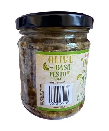 Trader Joe's Olive & Basil Pesto Sauce - Authentic Italian Flavor (1 Pack) - Buy Online on SooperMarket.com