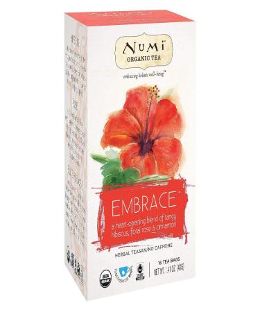 Numi, Tea Holistic Embrace Hibiscus Organic, 16 Count