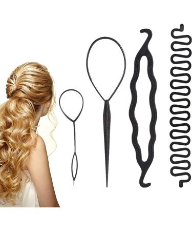Hair Styling Accessories Hair Bun Maker Braiding Styling Disc Twist Tools DIY Accessories(#1)
