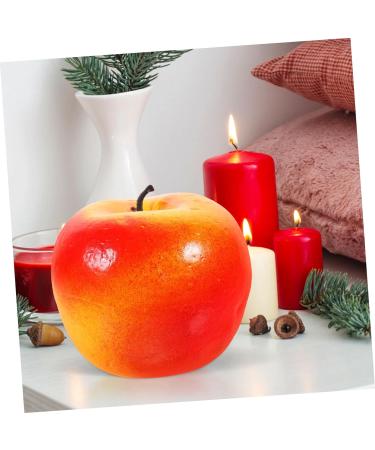 FRCOLOR 20 Pcs Christmas Fruit Candles Orange Decor Artificial Fruit Candles Fruit Figurines Fireplace Decor Lemon Shaped Candles Peach Shaped Candles Mantel Decor Statue Paraffin Indoor - Buy Online on SooperMarket.com