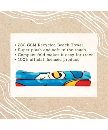 Sonic The Hedgehog Anime Super Soft Lightweight Recycled Towel - 58x28 - Officially Licensed Sonic Product - Buy Online on SooperMarket.com