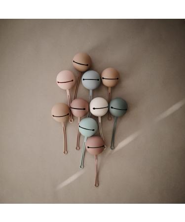 Mushie Silicone Pacifier Box | Safe Storage Holder for Babies | High-Quality Baby Accessories | Pale Taupe - Buy Online on SooperMarket.com