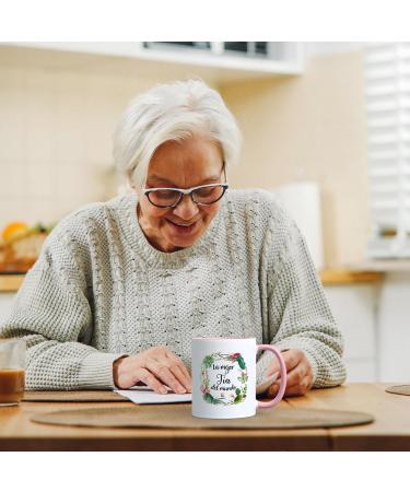 YHRJWN Best Aunt Ever Gifts La Mejor Tia Del Mundo Gifts in Spanish Aunt Gifts from Niece Nephew Christmas Mothers Day Birthday Gifts for Aunt Tia Best Tia Ever Gifts Aunt Coffee Mug 11 Oz White-pink Handle - Buy Online on SooperMarket.com