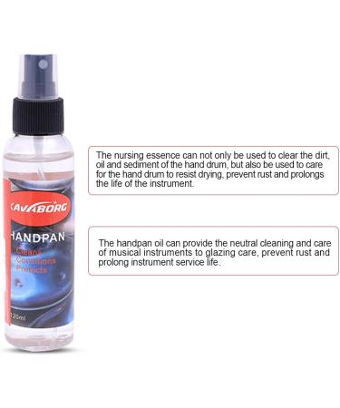 Hand Pan Care Solution Handpan Oil Steel Tongue Drum Handpan Care Oil Metal Drum Cleaning Care Essence Handpan Care Oil for Drying and Rust Protection 120 ml - Buy Online on SooperMarket.com
