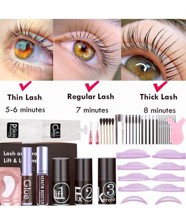 Lash Lift & Brow Lamination Kit - DIY Eyelash Perm with 10ml Airless Pump | Easy At-Home Use | 15+ Applications | Lasts 6 Weeks | 8pc Set - Buy Online on SooperMarket.com