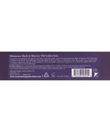 Aromatherapy Associates Discovery Wellbeing Miniature Bath & Shower Oil Set - 10 Premium Oils, 0.10 fl oz Each, in Gift Box - Buy Online on SooperMarket.com