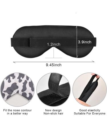 Haskirky Light Blocking Eye Mask | Breathable & Adjustable for Men and Women | Ideal for Travel, Yoga, Meditation, and Office | Deep Sleep Grey Mask - Buy Online on SooperMarket.com