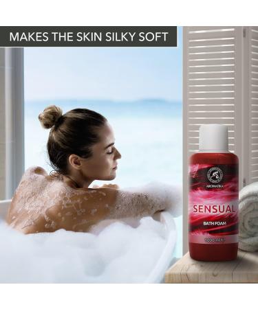 Bath Foam Sensual - 34 Fl Oz | Relaxing Aromatherapy & Wellness for a Good Sleep - Luxury Spa Bubble Bath Experience - Buy Online on SooperMarket.com