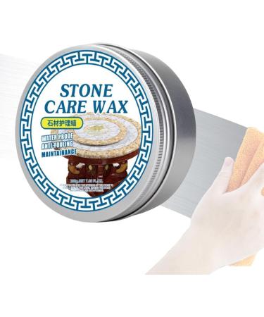 Stone Wax Polish 200g Stone Care Polish - Tile Care Product for Easy Maintenance Countertop Marble Stone Floors Stone Furniture Stone Walls Aezon Single Attribute - Buy Online on SooperMarket.com