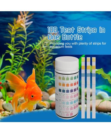 Buy 7-in-1 Aquarium Test Strips | 100-Piece Fresh Water & Pond Fish Water Quality Test Set - Measure Hardness Nitrite Alkalinity Carbonate Chlorine pH - Buy Online on SooperMarket.com