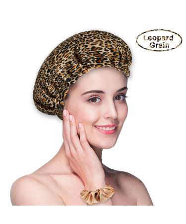 Silk Satin Hair Bonnet for Sleeping - Curly Hair Wrap for Black Women Men - Reusable, Designer, Large - Shower Cap, Night Cap, Head Scarf - Soft and Stylish - Buy Online on SooperMarket.com