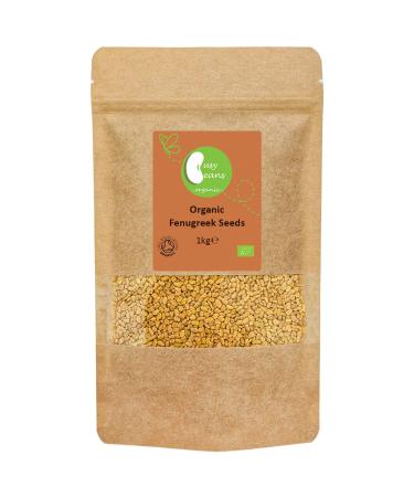 Organic Fenugreek Seeds- Certified Organic- by Busy Beans Organic (1kg)