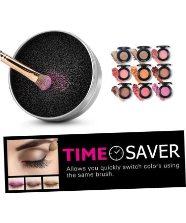 minkissy 1 Set Makeup Sponge Tools Dry Makeup Cleaner Quick Cleaner Duo Sponge Cosmetic Sponge Esponjas Para Maquillaje Brush Cleaner Tool Makeup Powder Activated Carbon Sponge Make up - Buy Online on SooperMarket.com
