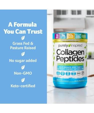 Purely Inspired Collagen Powder Purely Inspired Collagen Peptides Powder Keto Collagen Powder Collagen Supplements for Women & Men Joint Pain Support & Energy Metabolism Booster Unflavoured 28 Servings Unflavored 28 Servings (Pack of 1) - Buy Online on SooperMarket.com