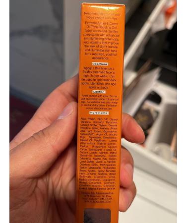 Buy Makari Extreme Argan & Carrot Oil Face Gel | Anti-Aging Even Skin Tone & Acne Treatment | 1 oz Organic Gel for Sun Spots & Wrinkles - Buy Online on SooperMarket.com