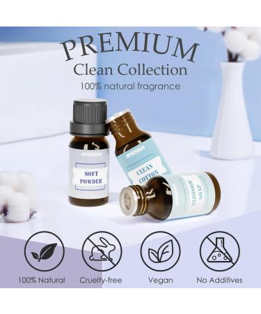 Clean Essential Oils Set ARVIDSSON Fragrance Oil for Home Cleaning Products Fresh Linen Clean Air Fresh Cotton Soft Powder Blossom Soap Lemongrass Clean Home Scented Oils - Buy Online on SooperMarket.com