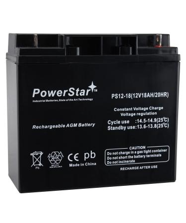 12V 18AH UPS Battery Replaces 20Ah BB Battery HR22-12 HR22