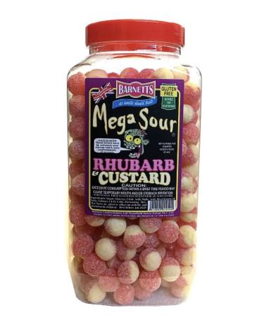 Barnetts Mega Sour Rhubarb & Custard Jar 3 kg