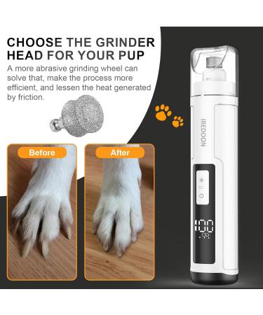 Iredoon Dog Nail Grinders Replacement Head - Integrated Grinding Head for Casfuy & Most Brands - Highly Efficient Safe & Durable (1 Piece) 80# - Buy Online on SooperMarket.com