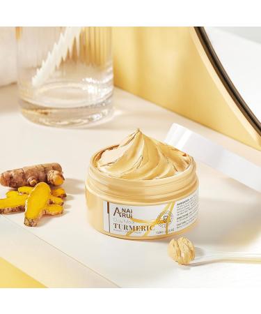 ANAIRUI Clay Face Mask Clay Facial Mask for Radiant Skin 4.23Oz Turmeric - Buy Online on SooperMarket.com