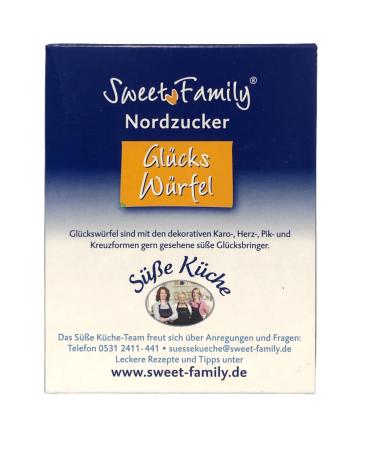 Buy Nordzucker Sweet Family Lucky Cubes Sugar Cubes - Decorative Shapes Pack of 6 (6x500g) | International Shipping Available - Buy Online on SooperMarket.com