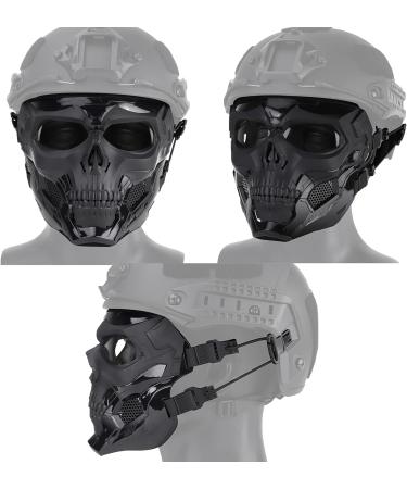 Buy Wiseonus Tactical Skull Mask - Full Face Airsoft & Paintball Mask | Military Protective Gear for Halloween Hunting & Cosplay - Buy Online on SooperMarket.com