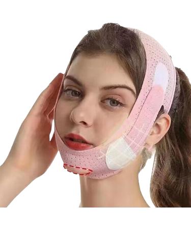 Double Chin Reducer - V Lines Lifting Belt Double Chin Reducer - Face Lifting Belt Chin Strap Facial Slimming Strap Reusable V Lines Belt For Firming Contours Jawlines Shaper - Buy Online on SooperMarket.com