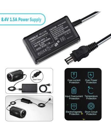 AC Adapter Charger for Sony Handycam CCD-TRV Series - Compatible with TRV16, TRV17, TRV25, TRV35, TRV36, TRV37, TRV43, TRV57, TRV58, TRV65, TRV66, TRV67, TRV68, TRV118, TRV128, TRV138 - Buy Online on SooperMarket.com