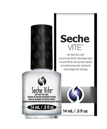 Seche Vite Dry Fast Top Coat (14ml) - Fast Drying Nail Polish Topcoat by Seche - Buy Online on SooperMarket.com