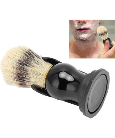 Premium Men's Shaving Brush - Soft Hair Razor Brush with Black Dripping Tape Holder for Facial Cleaning & Grooming - Buy Online on SooperMarket.com