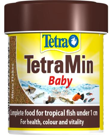 TetraMin Baby - fish food in flake form for larger ornamental fish balanced mixture for healthy fish and clear water 66ml Can Baby 30 g (Pack of 6)