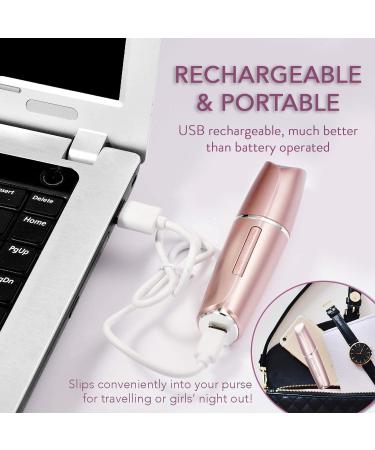 Yoove Facial Hair Removal for Women | Painless USB Rechargeable Electric Shaver & Bikini Trimmer (Rose) - Buy Online on SooperMarket.com