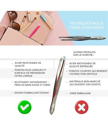 Eyebrow Tweezers Crab Bias Jaw Precision Slant Tweezers Facial Ingrown Hair Removal Professional Eyebrow Shaping Stainless Steel for Men Women - Buy Online on SooperMarket.com