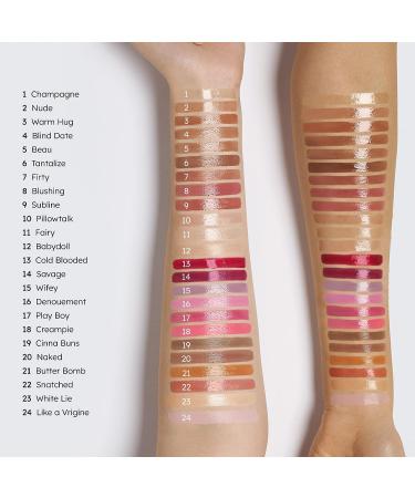 Ruby Kisses Butter Bomb Gloss - Natural Nude Lip Gloss with Vitamin E, Non-Sticky Formula - 7.8mL (Creampie) - Buy Online on SooperMarket.com