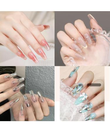 Metallic Painting Gel Nail Polish - Mirror Gold Liner Gel Polish - 3D Metal Painting Nail Varnish - Metal Painting Gel - Mirror Nails Finish - Nail Liner Painting Gel Polish DIY Nail Drawing at Home - Buy Online on SooperMarket.com