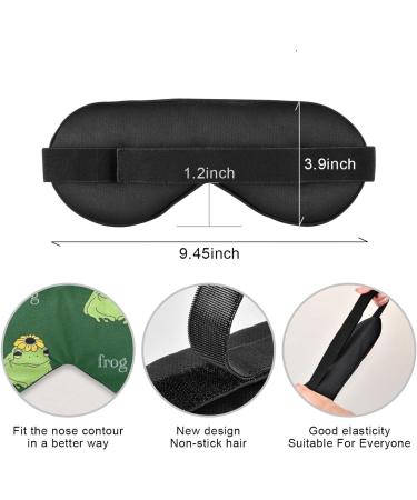 Haskirky Light Blocking Eye Mask | Adjustable Unisex Travel Mask for Deep Sleep and Meditation - Buy Online on SooperMarket.com