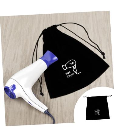 PLAFOPE 3 Pcs Hair Dryer Storage Bag Makeup Bag for Purse Hairdryer Bag Purse Organizer Bags Black Flannel - Buy Online on SooperMarket.com