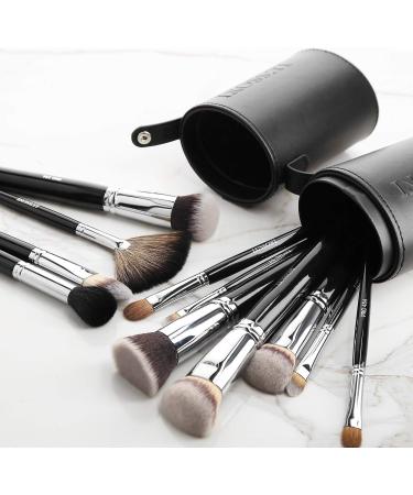 T4B LUSSONI 100 Series Professional Makeup Brushes for Foundation Concealer Liquid Cream Cosmetics Round Flat Angled Conical and Kabuki (PRO 142 Angled Foundation Brush) - Buy Online on SooperMarket.com