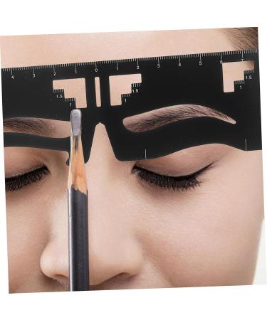 Mikinona 2pcs Eyebrow Ruler Microblading Ruler Stencil Mini Eyebrow Drawing Ruler Designer Eyebrow Trimming - Buy Online on SooperMarket.com