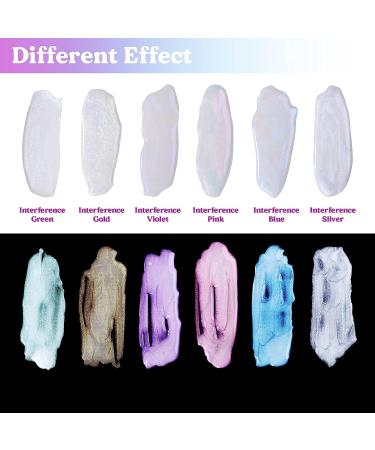 LET'S RESIN Interference Mica Powder Set - 6 Colors for Epoxy Resin, Paint, Slime, Art - Buy Online on SooperMarket.com