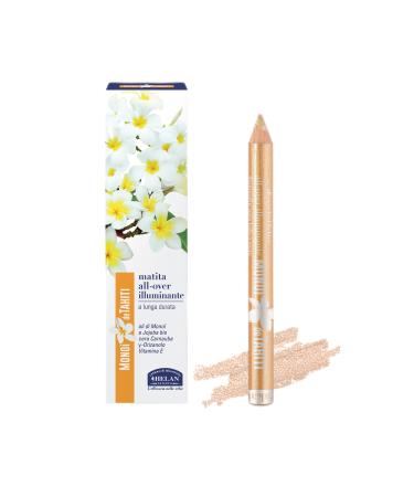 Helan Mono de Tahiti - Multipurpose Make Up Face Illuminator as Eyeshadow Pencil Glitter Eye Light Dots and Blush Stick with Vitamin E and Jojoba Oil Long Lasting Makeup Glow Effect Makeup